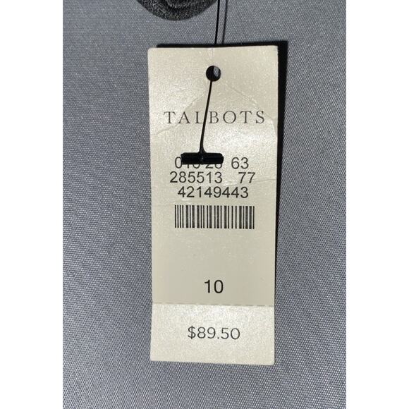 Talbots Side Zip Comfort Stretch Knit Dress Pants, Trousers. Gray, Women's 10. - Picture 2 of 9